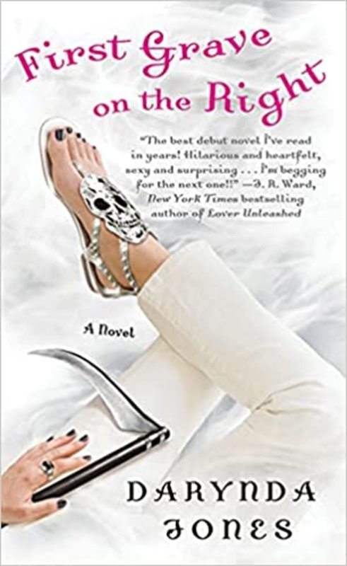 Book cover for "First Grave on the Right" by Darynda Jones