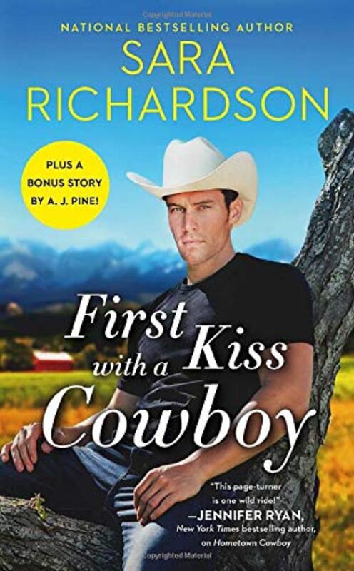 Book cover for "First Kiss with a Cowboy" by Sara Richardson