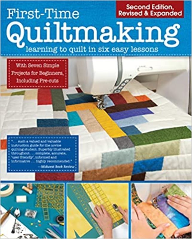 Book cover for "First-Time Quiltmaking" by Editors at Landauer Publishing