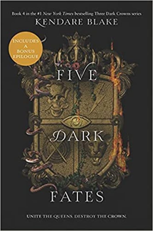 Book cover for "Five Dark Fates" by Kendare Blake