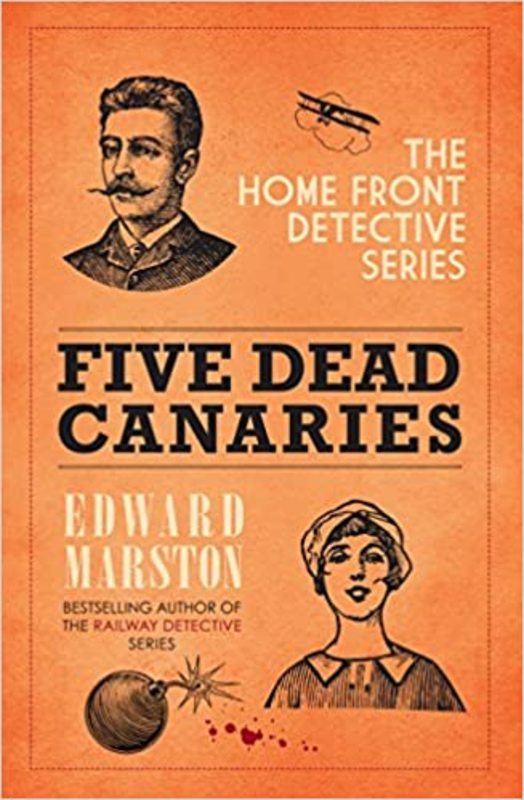 Book cover for "Five Dead Canaries" by Conrad Allen
