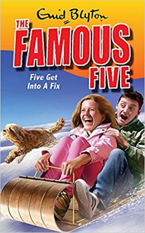 Book cover for "Five Get Into A Fix" by Enid Blyton