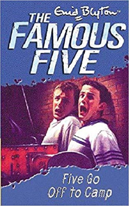 Book cover for "Five Go Off to Camp" by Enid Blyton