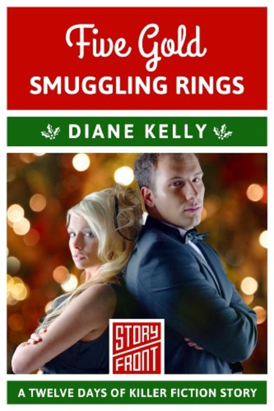 Book cover for "Five Gold Smuggling Rings" by Diane Kelly