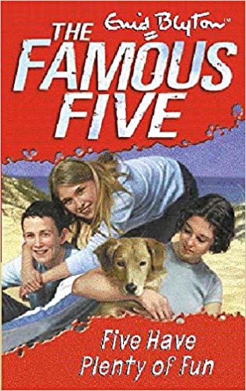 Book cover for "Five Have Plenty of Fun" by Enid Blyton