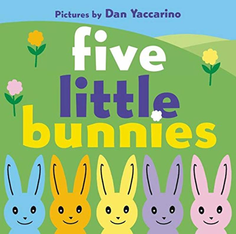 Book cover for "Five Little Bunnies" by Tish Rabe