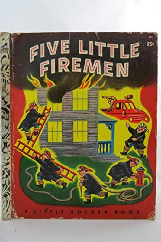Book cover for "Five Little Firemen" by Margaret Wise Brown