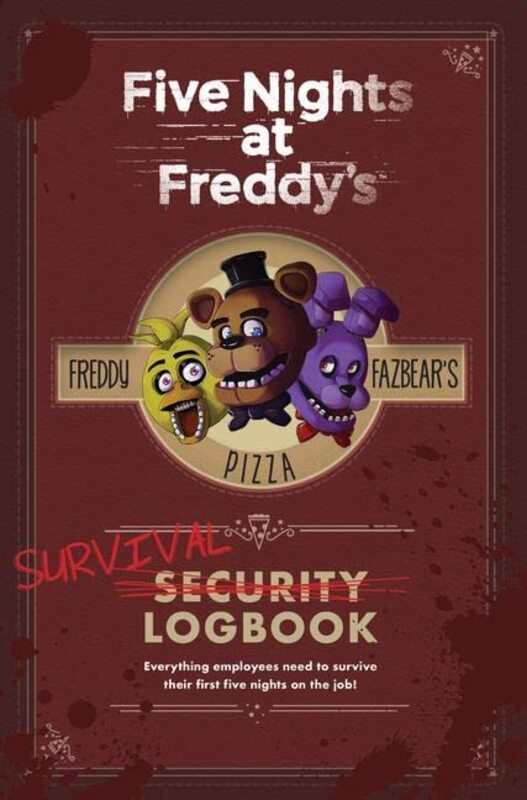 Book cover for "Five Nights at Freddy's Survival Logbook" by Scott Cawthon