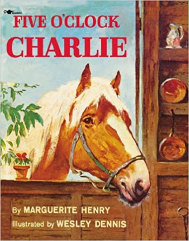 Book cover for "Five O'Clock Charlie" by Marguerite Henry
