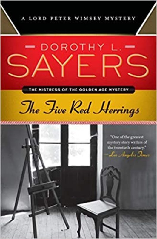 Book cover for "Five Red Herrings" by Dorothy L. Sayers
