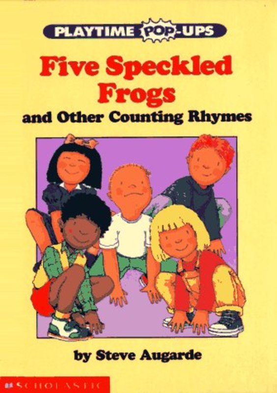 Book cover for "Five Speckled Frogs" by Steve Augarde