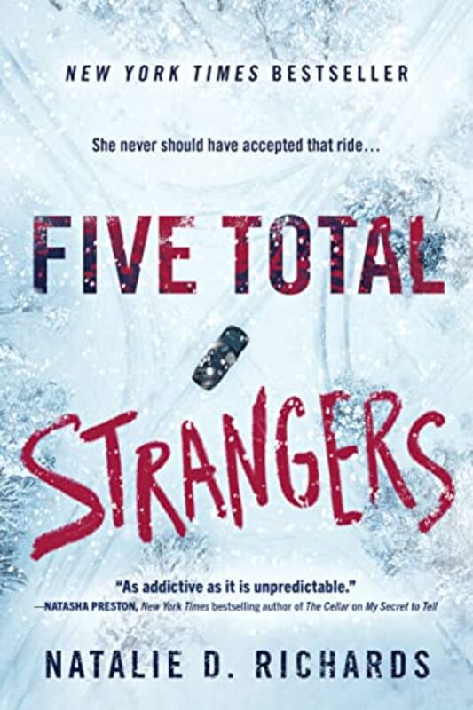 Book cover for "Five Total Strangers" by Natalie D Richards