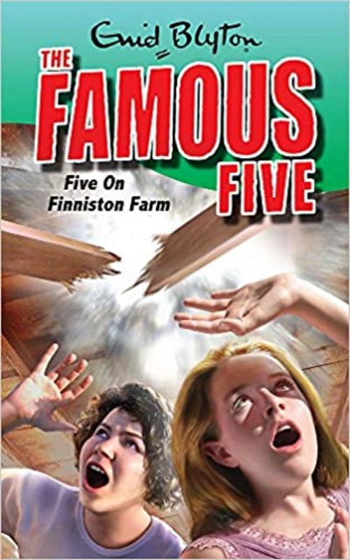Book cover for "Five on Finniston Farm" by Enid Blyton