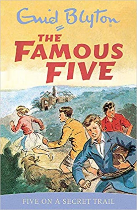 Book cover for "Five on a Secret Trail" by Enid Blyton