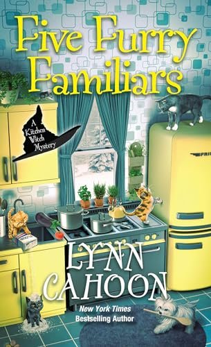 Book cover for "Five Furry Familiars" by Lynn Cahoon