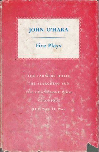 Book cover for "Five plays" by John O'Hara