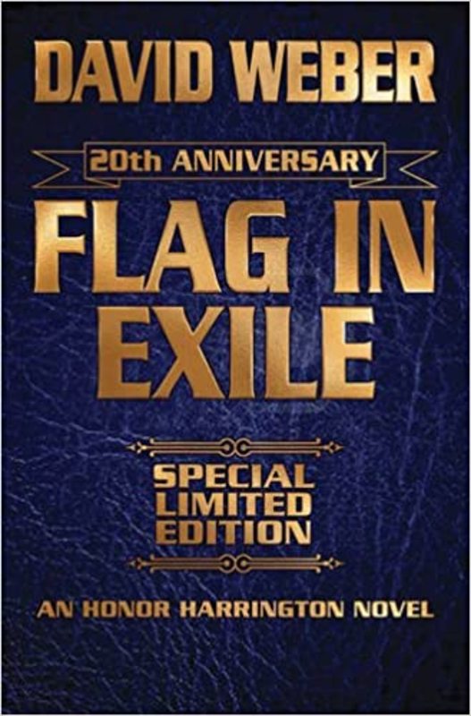 Book cover for "Flag in Exile" by David Weber