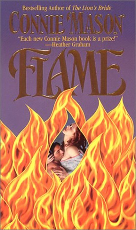 Book cover for "Flame" by Connie Mason