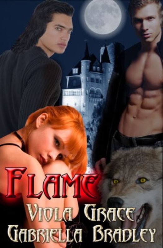 Book cover for "Flame" by Viola Grace