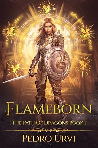 Book cover for "Flameborn" by Pedro Urvi