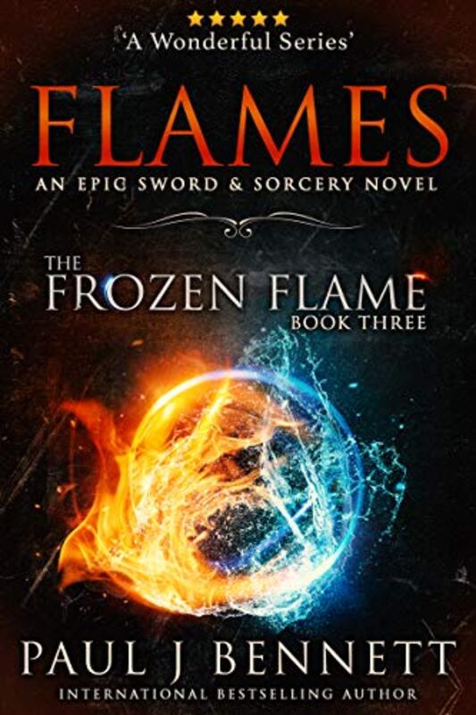 Book cover for "Flames" by Paul J Bennett
