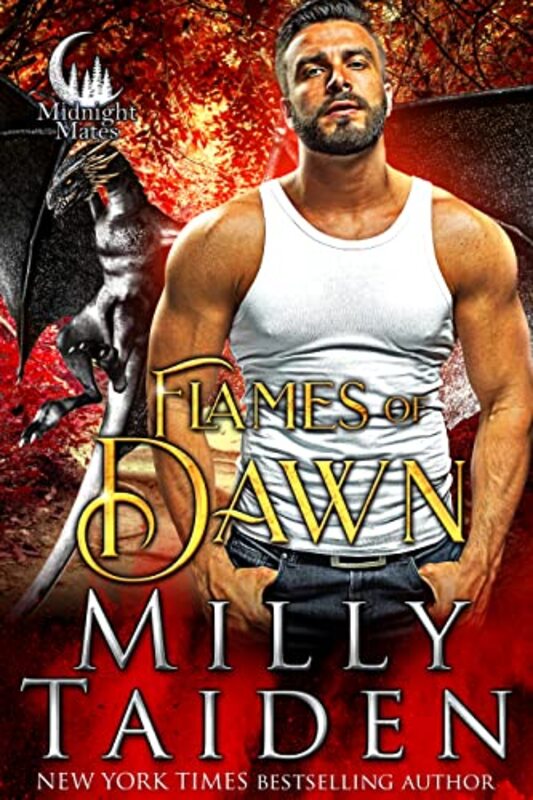 Book cover for "Flames of Dawn" by Milly Taiden