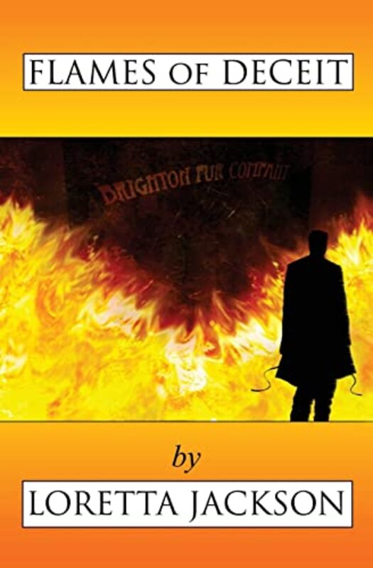 Book cover for "Flames of Deceit" by Loretta Jackson