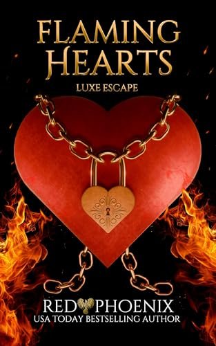 Book cover for "Flaming Hearts" by Red Phoenix