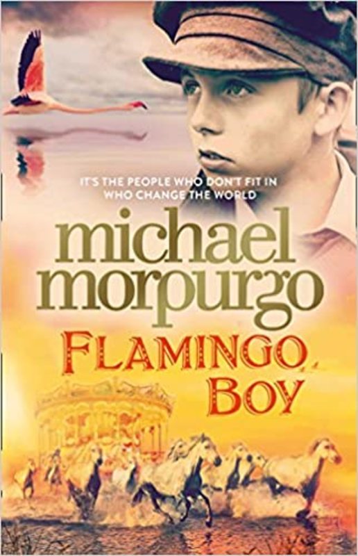 Book cover for "Flamingo Boy" by Michael Morpurgo