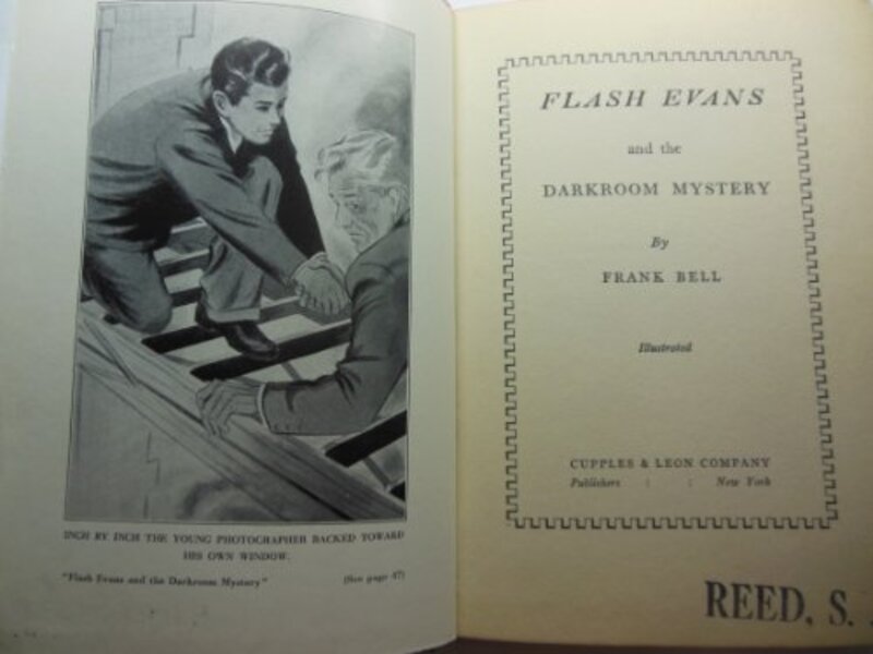 Book cover for "Flash Evans and the Darkroom Mystery" by Mildred A Wirt