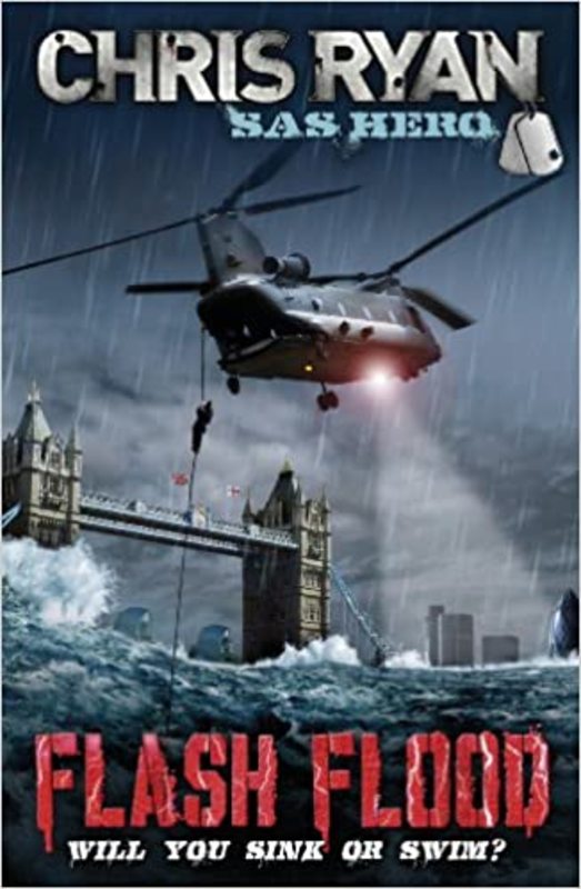 Book cover for "Flash Flood" by Chris Ryan