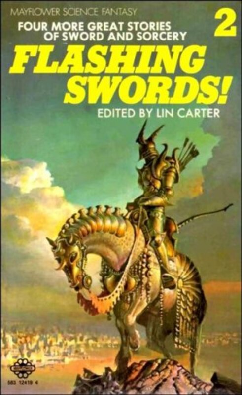 Book cover for "Flashing Swords! #2" by Lin Carter