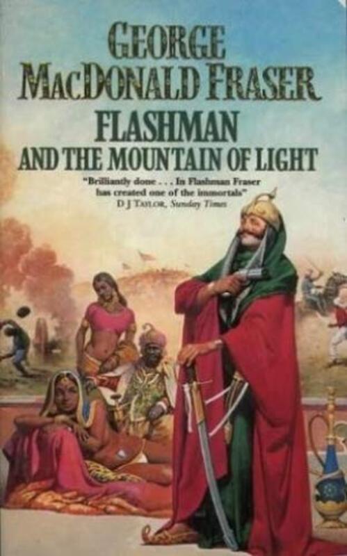 Book cover for "Flashman and the Mountain of Light" by George MacDonald Fraser