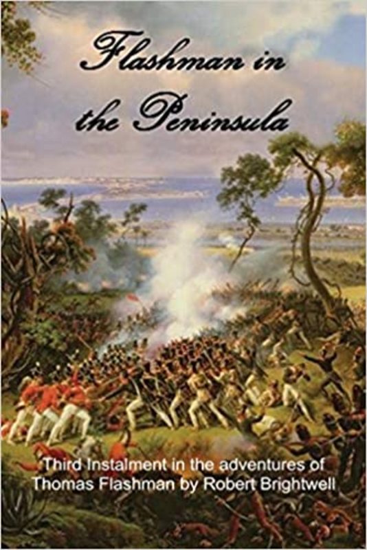 Book cover for "Flashman in the Peninsula" by Robert Brightwell