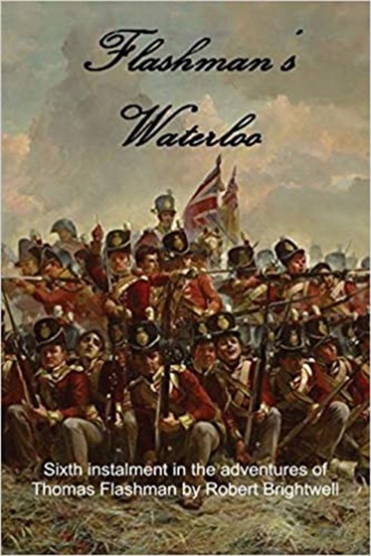 Book cover for "Flashman's Waterloo" by Robert Brightwell