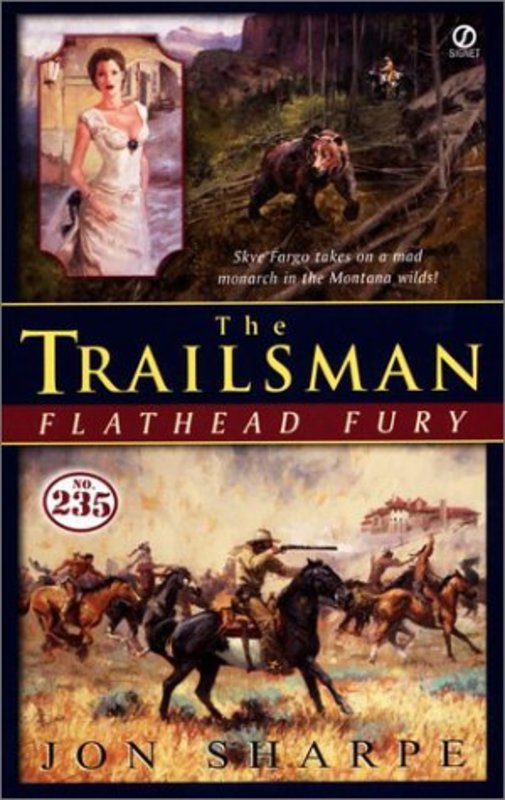 Book cover for "Flathead Fury" by Jon Sharpe