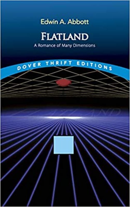 Book cover for "Flatland" by Edwin A. Abbott