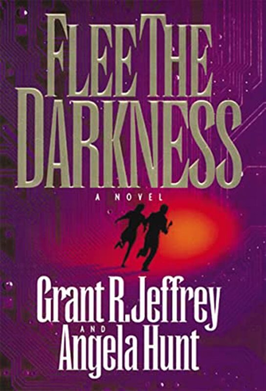 Book cover for "Flee The Darkness" by Angela Elwell Hunt