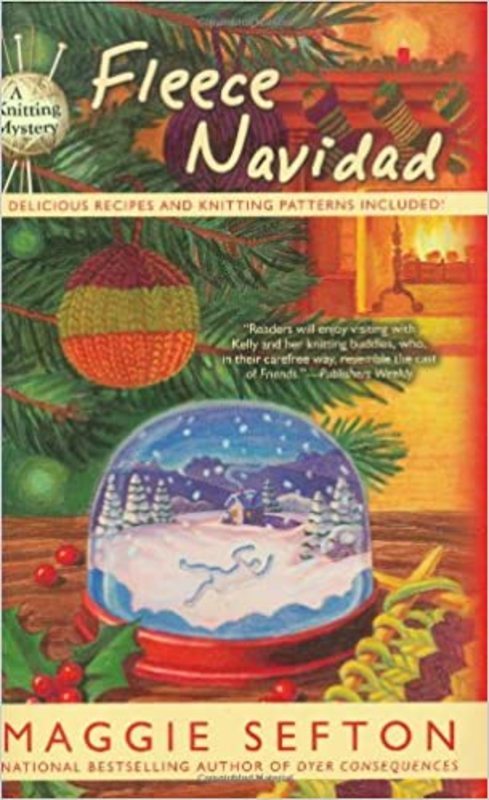 Book cover for "Fleece Navidad" by Maggie Sefton