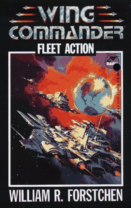 Book cover for "Fleet Action" by William Forstchen