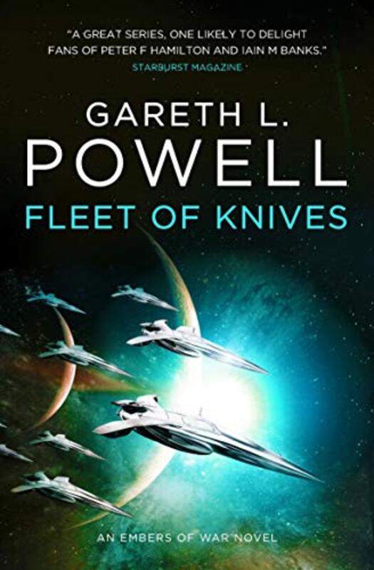 Book cover for "Fleet of Knives" by Gareth L Powell