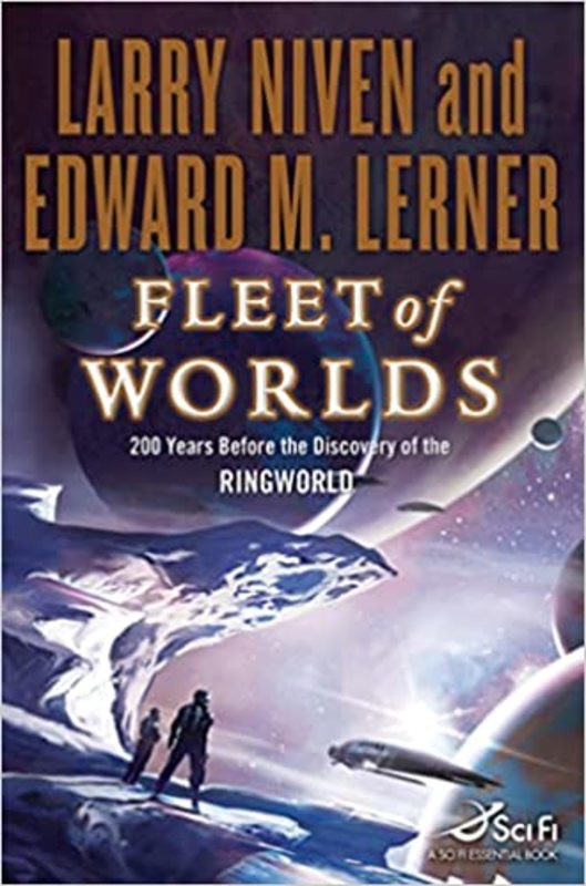 Book cover for "Fleet of Worlds" by Larry Niven
