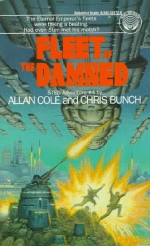 Book cover for "Fleet of the Damned" by Chris Bunch