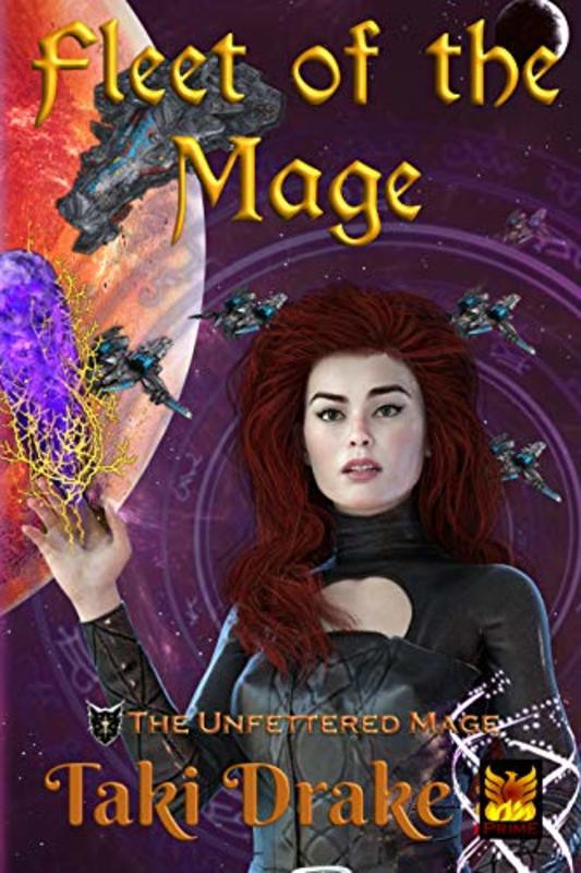 Book cover for "Fleet of the Mage" by Taki Drake