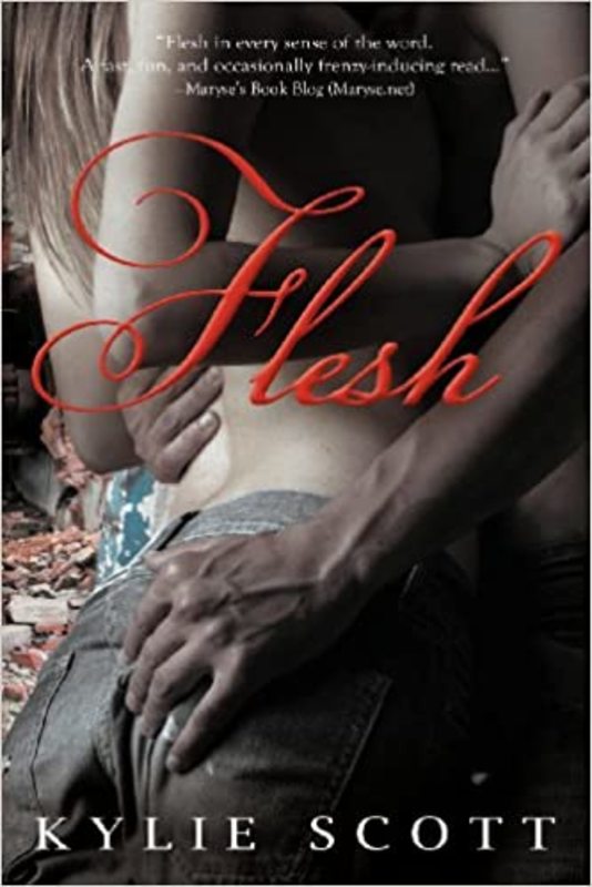 Book cover for "Flesh" by Kylie Scott