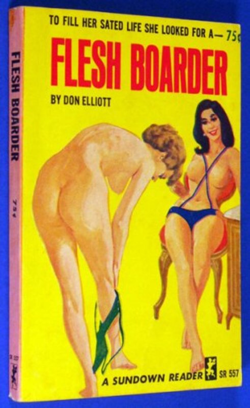Book cover for "Flesh Boarder" by Robert Silverberg
