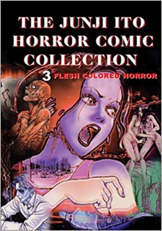 Book cover for "Flesh-Colored Horror" by Junji Ito