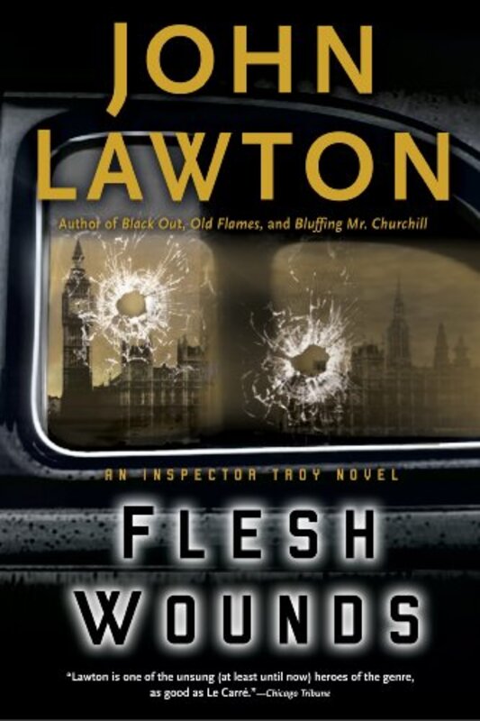 Book cover for "Flesh Wounds / Blue Rondo" by John Lawton