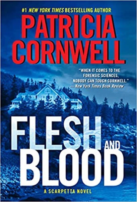 Book cover for "Flesh and Blood" by Patricia Cornwell