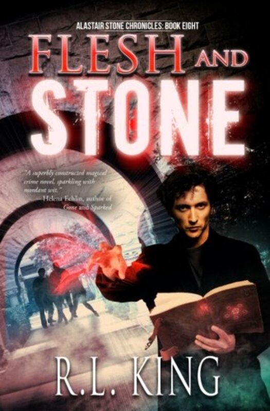 Book cover for "Flesh and Stone" by RL King